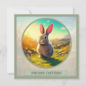 Osterhase im Frühlingszauber (Vorderseite)
