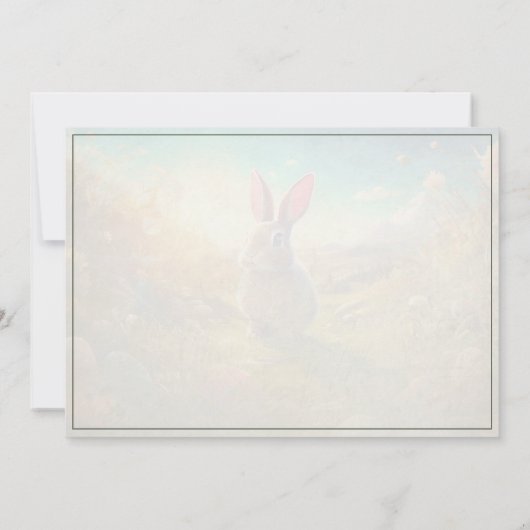 Osterhase im Frühlingszauber (Rückseite)