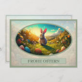Osterhase im Frühlingszauber (Vorne/Hinten)