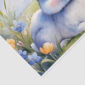 Osterhase im Garten, Ostern Seidenpapier (Ausschnitt)