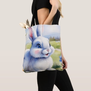 Osterhase im Garten, Ostern Tasche