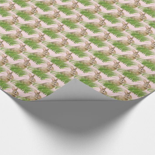 Osterhase im Gras Geschenkpapier (Ecke)