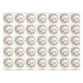 Osterhase im Keim der Blume Tischdecke (Vorderseite (Horizontal))