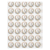 Osterhase im Keim der Blume Tischdecke (Vorderseite)