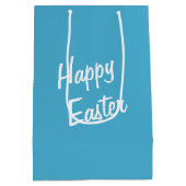 Osterhase im Tulip Garten Mittlere Geschenktüte (Rückseite)