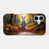 Osterhase im Wald iPhone 16 Hülle (Rückseite (Horizontal))