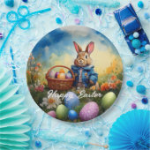 Osterhase im Wald Pappteller (Party)