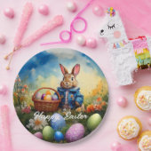 Osterhase im Wald Pappteller (Party)
