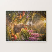 Osterhase im Wald Puzzle (Horizontal)