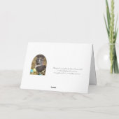 Osterhase in Tarnung Karte (Rückseite)