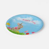 Osterhase in Tulip Pappteller (Schrägansicht)