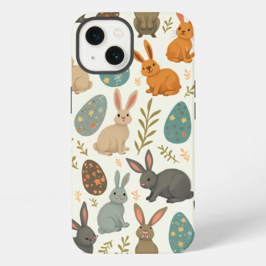 Osterhase iPhone Hülle (Rückseite)