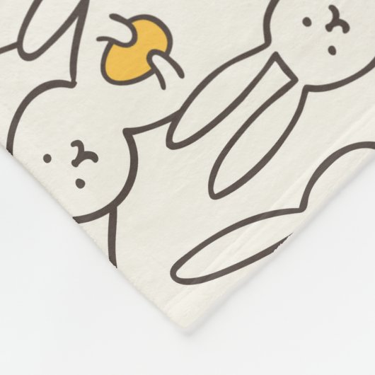 Osterhase: Joyful Seamless Fun. Fleecedecke (Ecke)