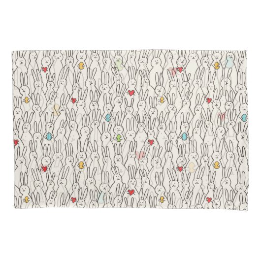 Osterhase: Joyful Seamless Fun. Kissenbezug (Vorderseite)