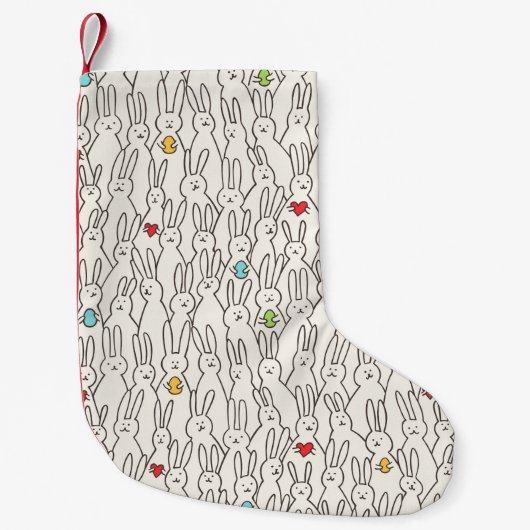 Osterhase: Joyful Seamless Fun. Kleiner Weihnachtsstrumpf (Vorderseite)
