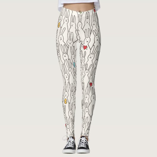 Osterhase: Joyful Seamless Fun. Leggings (Vorderseite)