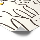 Osterhase: Joyful Seamless Fun. Poster (Ecke)
