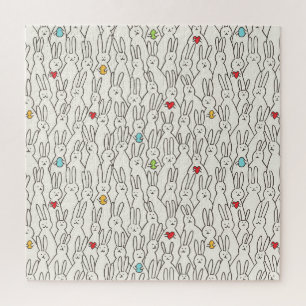 Osterhase: Joyful Seamless Fun. Puzzle