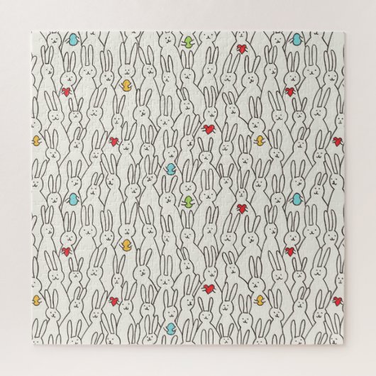 Osterhase: Joyful Seamless Fun. Puzzle (Vertikal)