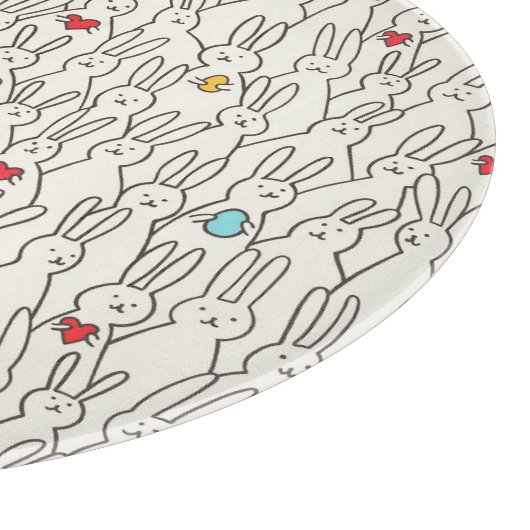 Osterhase: Joyful Seamless Fun. Schneidebrett (Ecke)