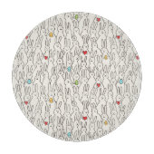 Osterhase: Joyful Seamless Fun. Schneidebrett (Vorderseite)