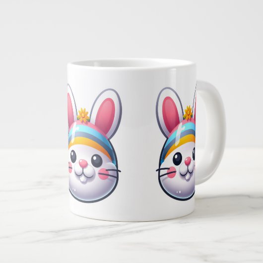 Osterhase Jumbo-Tasse (Vorderseite Rechts)