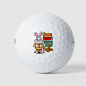 Osterhase: Kaffee Lover Freuden Golfball (Vorderseite)