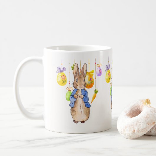 Osterhase Kaffeetasse (Mit Donut)