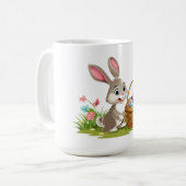 Osterhase Kaffeetasse (Vorderseite Links)