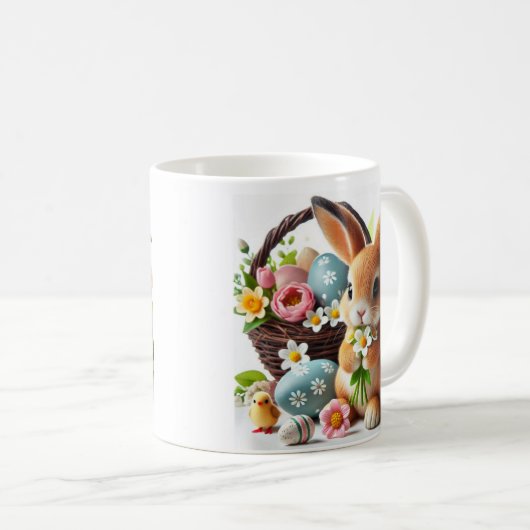 Osterhase Kaffeetasse (VorderseiteRechts)
