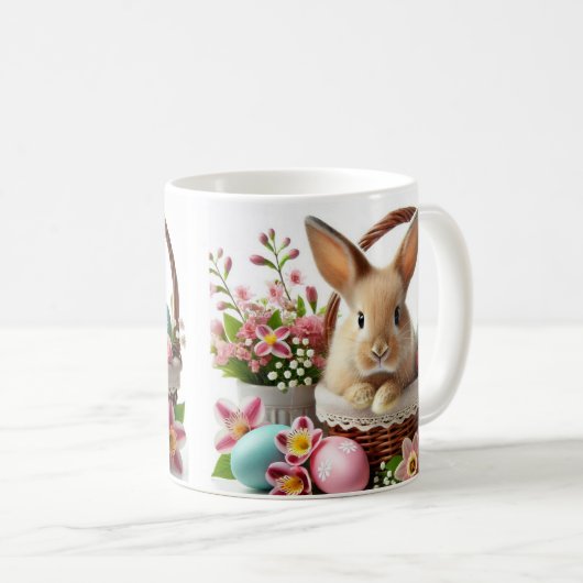 Osterhase Kaffeetasse (VorderseiteRechts)