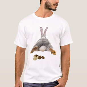 Osterhase Kaninchen Po Hintern Jelly Bean Kacke Br T-Shirt