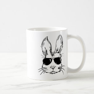 Osterhase Kaninchen Sungles Kaffeetasse