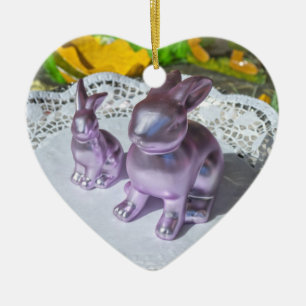 Osterhase Keramikornament
