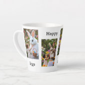 Osterhase & Kind 4 Fotos Milchtasse (Linke Ecke)