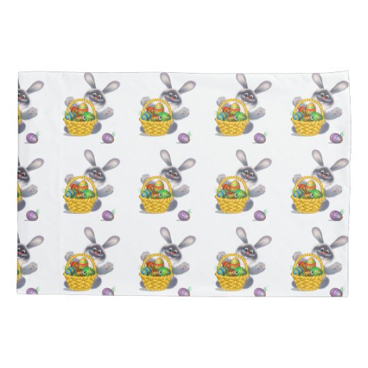Osterhase Kissenbezug (Rückseite)