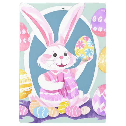 Osterhase Klemmbrett (Rückseite)