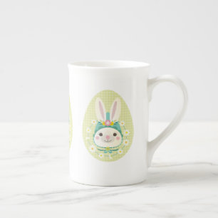Osterhase, Knochen-China Tasse