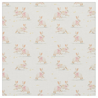 Osterhase Kokette rosa Stoff