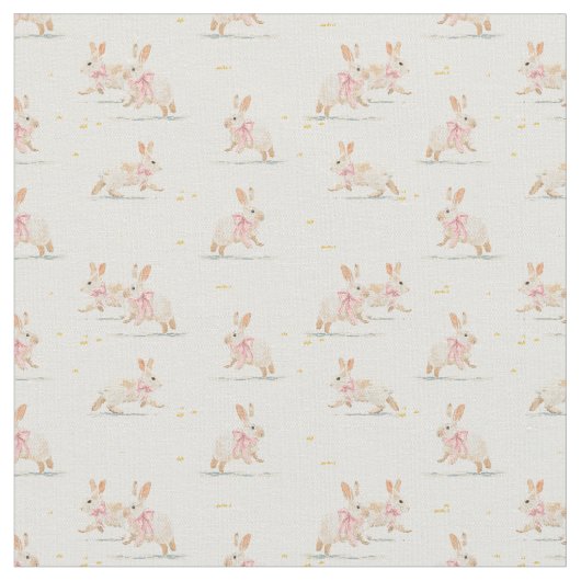 Osterhase Kokette rosa Stoff (Nahaufnahme)