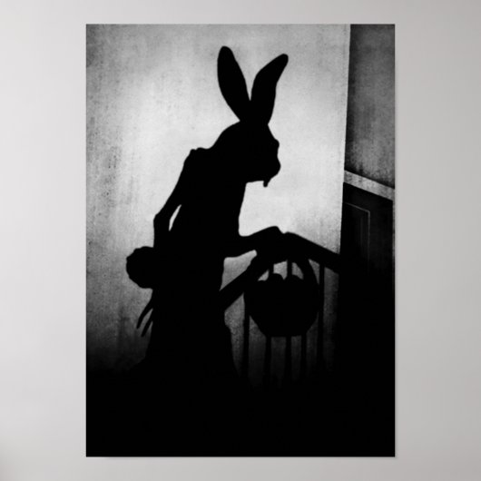 Osterhase kommt poster (Vorne)