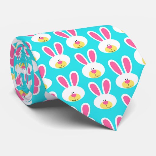 Osterhase Krawatte (Gerollt)