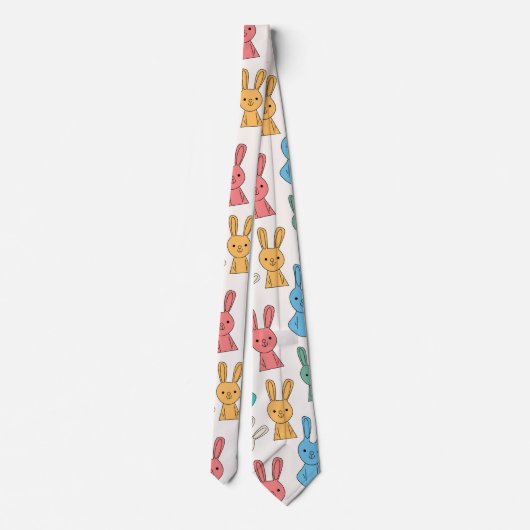 Osterhase Krawatte (Rückseite)