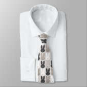 Osterhase Krawatte (Gebunden)