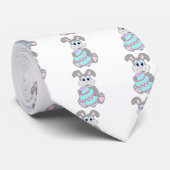 Osterhase Krawatte (Gerollt)