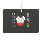 Osterhase Landschaft Rectangle Air Freshener Autolufterfrischer (Rückseite)