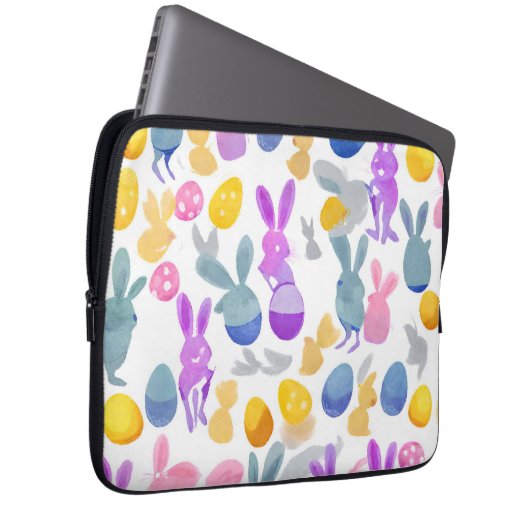Osterhase Laptopschutzhülle (Vorne Rechts)