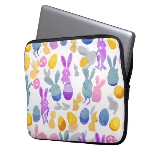 Osterhase Laptopschutzhülle (Vorderseite Links)