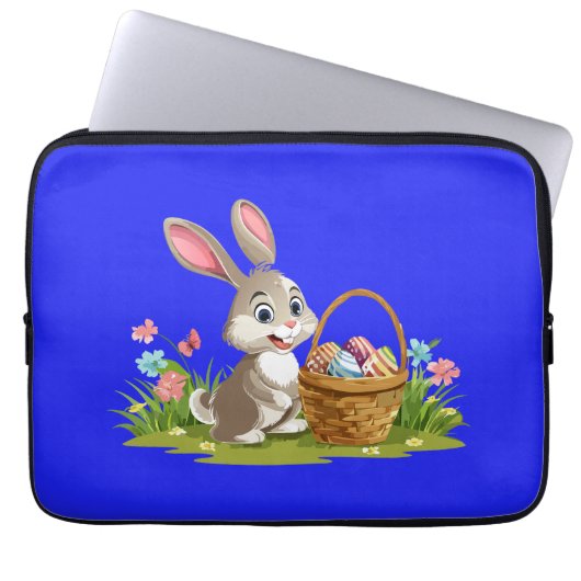 Osterhase Laptopschutzhülle (Vorderseite)