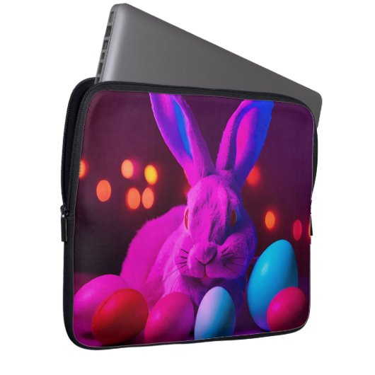 Osterhase Laptopschutzhülle (Vorne Rechts)